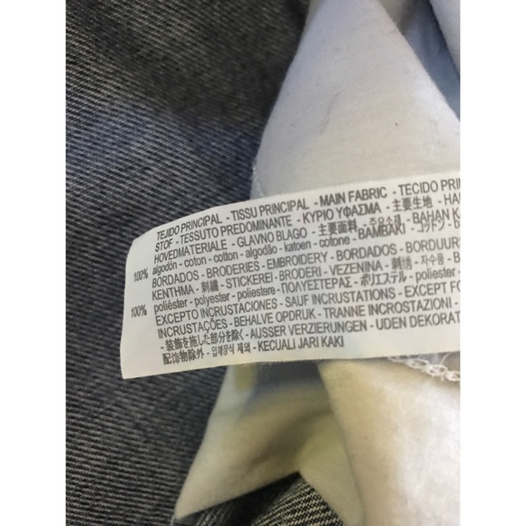 NWT Zara Floral Sequin Beaded Distressed Jeans - Picture 4 of 8